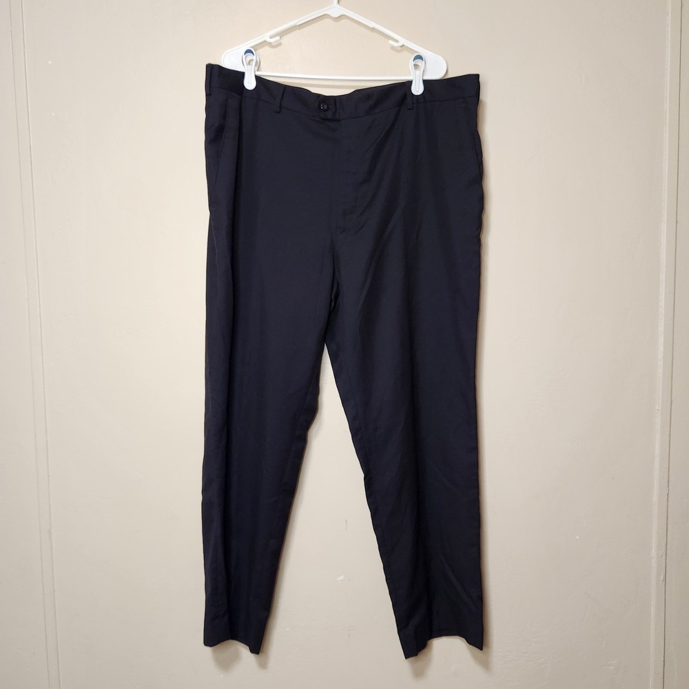 Stafford Super Trouser Mens Black Pants‎ Size 42x30